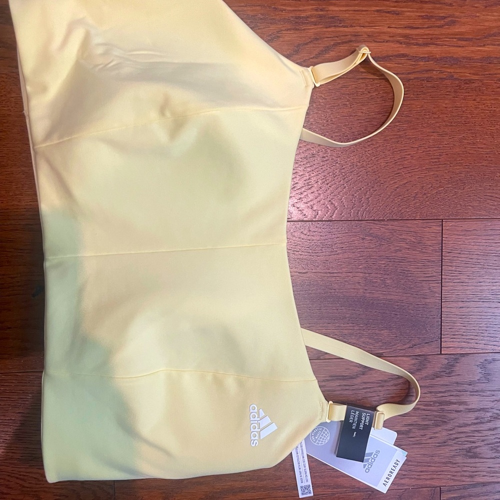 Adidas sports bra 2x yellow